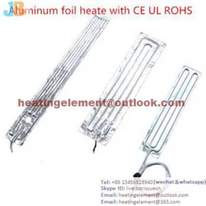 Defrost heater aluminum foil heater defrost heater