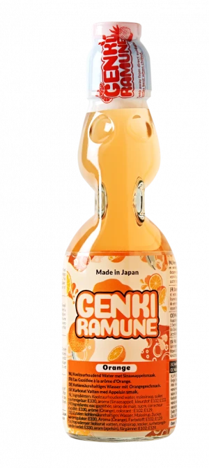 Japanese Soda, flavorful carbonated Orange Juice