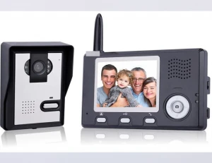 Wireless WiFi Smart Video Door Phone IP P2P Home Security and Support Rain shield for the outdoor camera