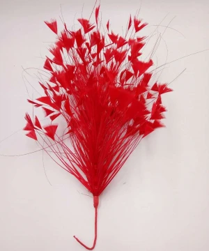 goose feather flower mount