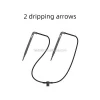 1 out 2 directions curved arrow dripper , garden irrigation tool, garden watering drip irrigation arrow