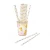Import 10 Guests 100pcs unicorn theme Gold coated Eco disposable tableware set wedding festival birthday party supplies from China