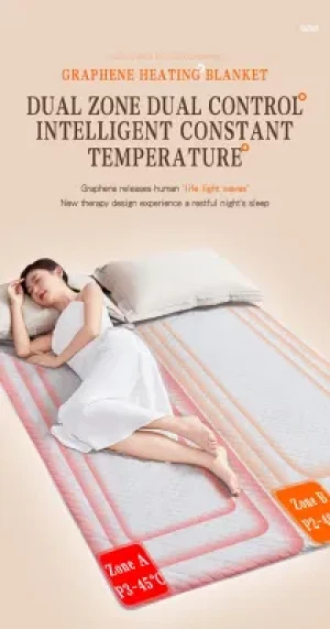 10-Speed Adjustment Switch Factory Custom Wholesale Electric Blanket Can Be Covered and Washed