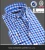 Import 100% cotton mens dress long sleeve shirts plaid casual work mens dress shirt from China