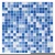 Import 100% Recycled Glass Blended Blues Tiles Glass Mosaic Swimming Pool from China