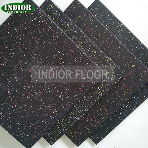 100% SBR Black Color anti slip rubber floor mats playground fitness floor Saudi Arabia