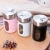 Import 100ml Round glass condiment containers spice jar, salt shaker from China
