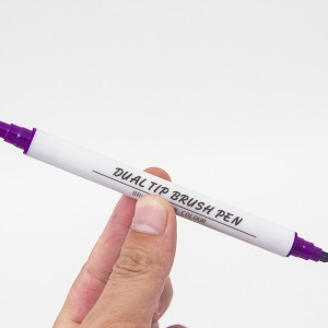12 color Watercolor Dual-Tip Pens Double Tip Water Color Marker Pen