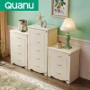 120011 High Quality White Combination Wooden Corner Cabinet MDF Drawers Storage Cabinets