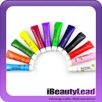 12ML nail art paint with 12 different colors 3D nail paint