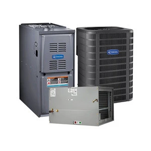 1.5 Ton 16 SEER 45k BTU 80% AFUE Variable Speed MrCool Signature Central Air Conditioner &amp; Gas Split System - Horizontal