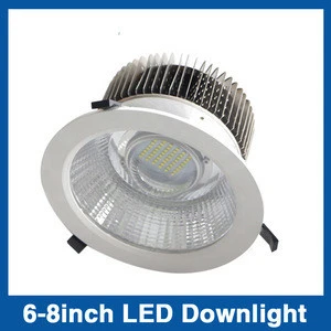 150w LED Downlight Waterproof IP65 ceiling lamp recessed down light dimmable 0-10V DMX DALI  6 810 12 14 inch 347V 277V 120V