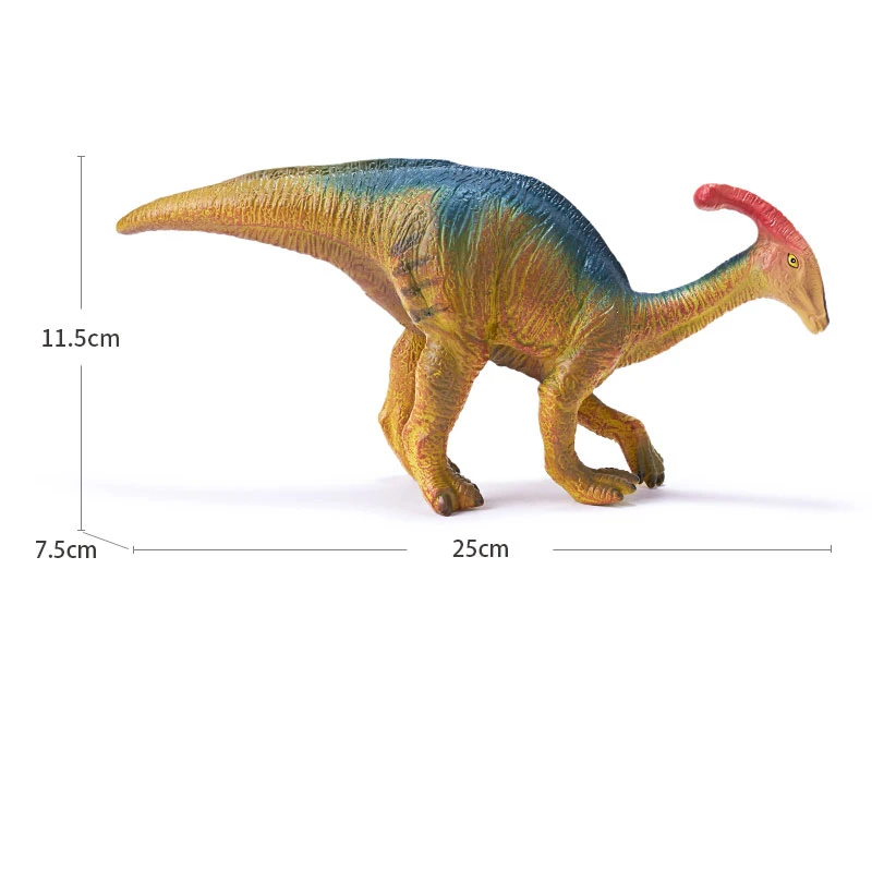 16009 Hot Selling High simulation Parasaurolophus Parasaur Animal Model Toys Static Dinosaur Doll Action Figure