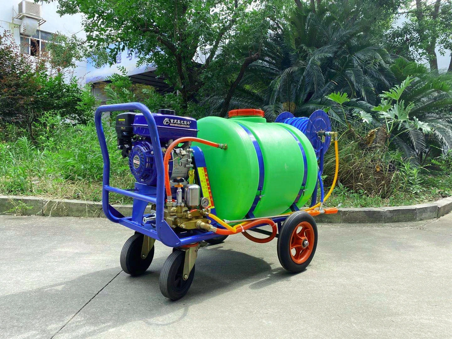 160L Trolley Type Agricultural Gasoline Engine Power Sprayer for Vegetables and Farmland