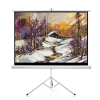 16:9 portable tripod projection screen outdoor 100 inch matte white projector screens with stand