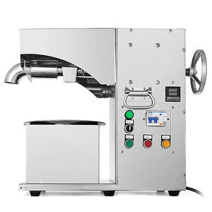 1800w Automatic cold hot oil pressing olive oil mill oil press machine