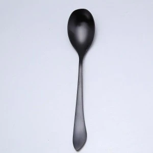 18/10 shinning or matte black restaurant hotel wedding party flatware 18/8 stainless steel dinnerware cutlery set