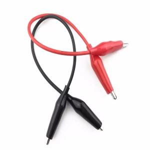 18AWG red and black alligator clip charging line double-headed clip test line power supply detection line