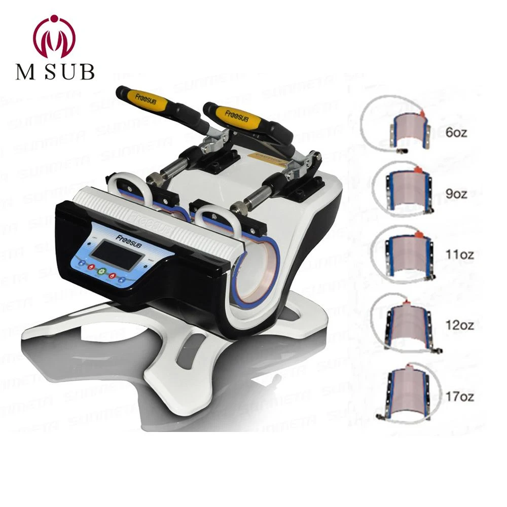 2 in1 Double station Mug heat press machine cup heat transfer machine sublimation mug heat press