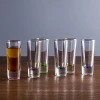 2 oz tall clear tequila shooter shot glass for barware
