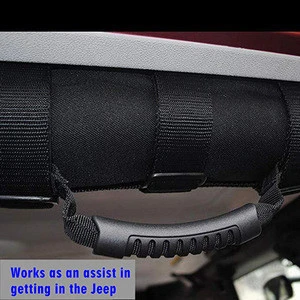 2 PCS Grab Handles Strong Durable Jeep Wrangler rubber handle grip