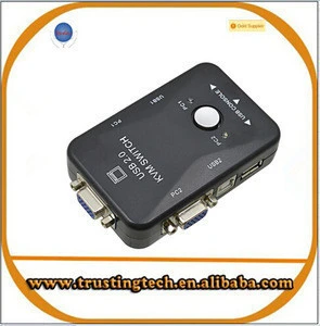 2 Port VGA USB KVM Switch Splitter Auto Controller Keyboard Mouse Printer Up to 1920*1440