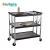 Import 2-tier Plastic Hotel Restaurant Food Serving Trolley from China