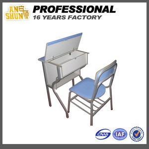 2014 used cheap school desk and chair