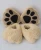 Import 2016 Fashion home winter slipper shoe Newest custom cute child plush soft toy bear paw slipper from China