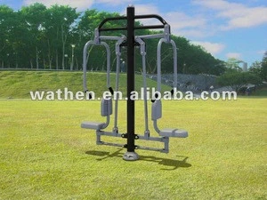 2017 Outdoor Gym Fitness Gymnastic Equipment With Chest Press Ftness Tranning Machine