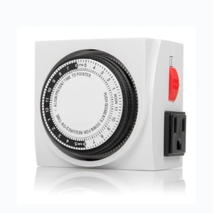 2018 Hot sale 24 hours mini mechanical timer with switch