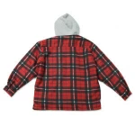 2018 winter plus size warm keeper fleece jacket  plaid jacket with hood High Quality men winter jacket