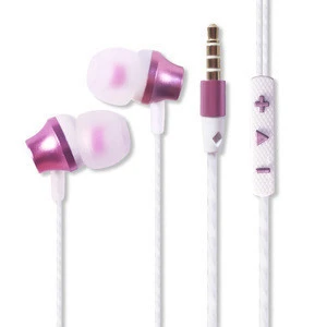 2019 metal wired earphone mobile accessories in ear headphones promotional ear buds with mic
