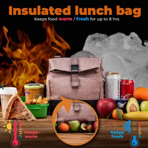 2020 Amazon Hot Sell Insulated collapse lunch bags for women men fashion collapse lunch bags insulated BPA Free