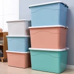 2020 Fashion 120L  portable transparent household storage box thickened storage box plastic box