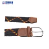 2020 hot sale high Quality alloy elastic ceinture braided fabric belt for man
