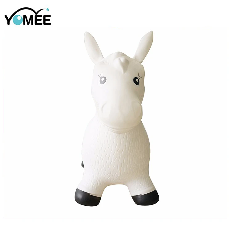 2020 new design Lovely Ride Horse Toy Fab Pvc Happy Hoppers cheap colorful inflatable animals