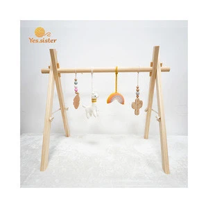 2020 New Foldable Llama Baby Play Gym With hanging Teether