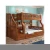 Import 2020 new listing classic design bedroom furniture brown kid solid wood bed from China