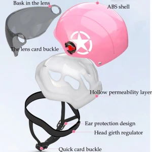 2020 newest half face helmet ABS Full face motorcycle helmet