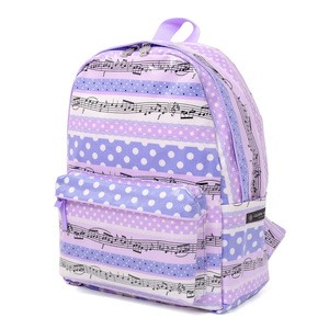 2020 stylish waterproof cotton fabric child cute floral school backpack girls