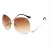 2020 sun glasses women luxury rimless oversized shade sunglasses lunette de soleil femme