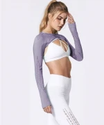 2020 Yoga Fitness Suit Sports Small Overalls Sports Shoulder Pads Comfortable Running T-shirt for Women Eco-friendly Seamless