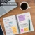 Import 2021 new arrivals oem custom memo pad sticky note tabs print paper notebook hard cover sticky note pad with cover from China