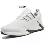 2021 white mens fashion sneaker new design breathable fabric upper running shoes non-slip