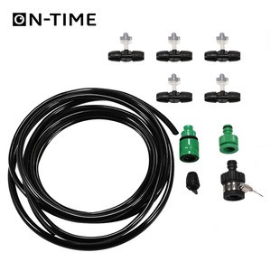20M Irrigation Kit Self Garden Watering Irrigation System Misting Cooling System with adjustable micro misting spray nozzle