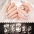 Import 24 pcs Artificial Full Cover Shiny Diamond 3d False Nail Art Tip Set with Case Women Nail Supplies from China