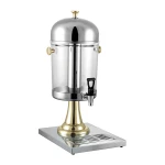 24L commercial frozen cold fruit juice dispenser 2 tank
