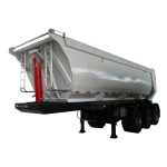 3-axles tipping semi-trailer with Aluminium tipper body