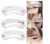Import 3 in 1 Reusable Eyebrow Drawing Guide Card Brow Stencils Template 3 styles/set from China